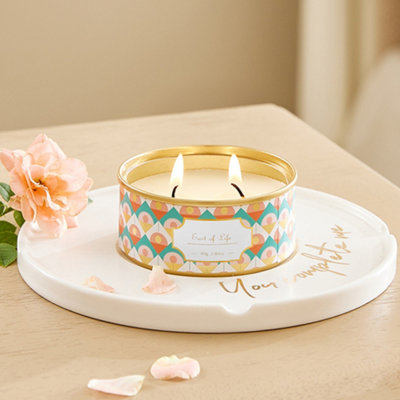 B&Q -  Natural Fragrance Scented Soy Wax Candle In Tin