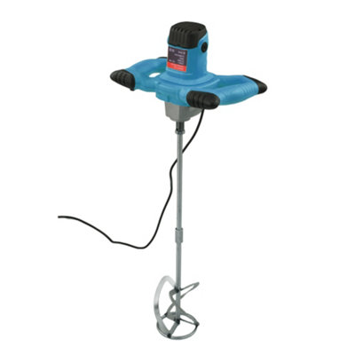 Living And Home 2100W Electric Paddle Heavy-Duty Mixer With 6-Speed Adjustment And Ergonomic Handle, Blue