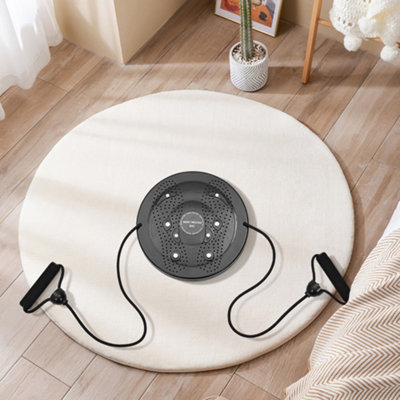 Living And Home Black Plastic Twist Board Waist Twisting Disc from B&Q