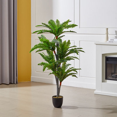 Thehotsale Artificial Persian Grass Decorative Plant In Plastic Pot135 Cm H