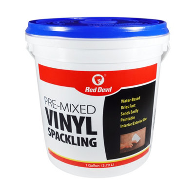 Red Devil Pre-Mixed Vinyl Spackling 1 Gallon Tub (3.79L) from B&Q