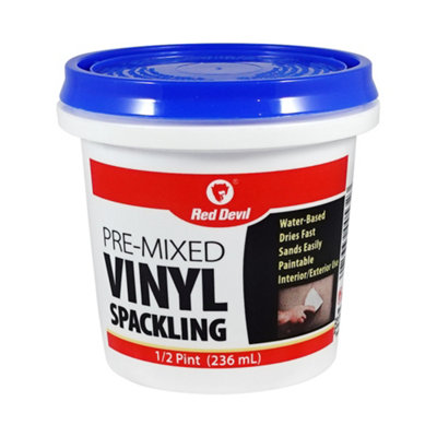 Red Devil Pre-Mixed Vinyl Spackling 1/2 Pint Tub (236Ml) from B&Q