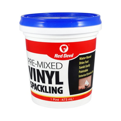 Red Devil Pre-Mixed Vinyl Spackling 1 Pint Tub (273Ml) from B&Q