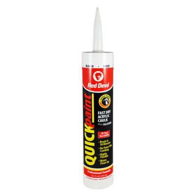 Red Devil Quickpaint Acrylic Professional Painters Caulk from B&Q