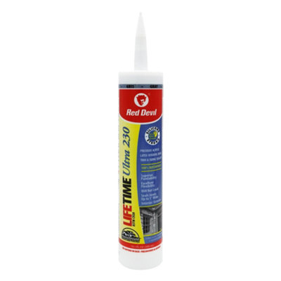 Red Devil Lifetime Ultra 230 Premium Elastomeric Acrylic Latex SealantGrey from B&Q