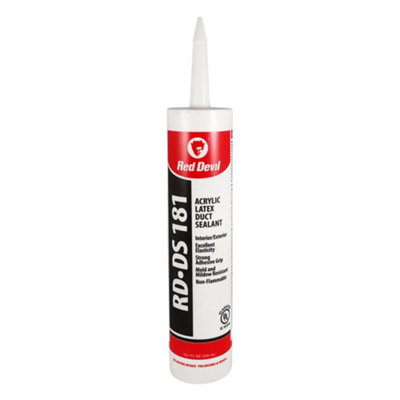 Red Devil Rd Ds 181 Acrlyc Latex Duct Sealant 10.1 Fl. Oz. CartridgeGrey from B&Q