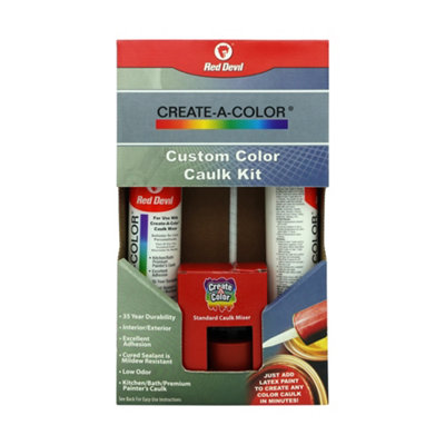 Red Devil Create-A-Color Caulk KitProduce Color Match Caulk Like A Pro from B&Q