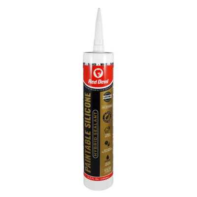 Red Devil Premium Hybrid Paintable Silicone 9.0 Fl. Oz. CartridgeWhite from B&Q