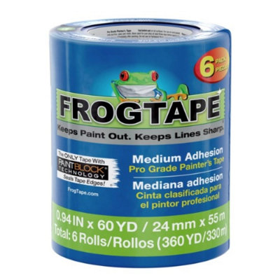 Frogtape Frog Tape 0.94 In X 60 Yds Blue 6-Pack from B&Q