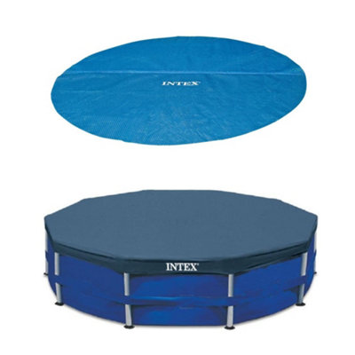 Intex Debris & Solar Cover For 12Ft Metal Frame Swimming Pool from B&Q