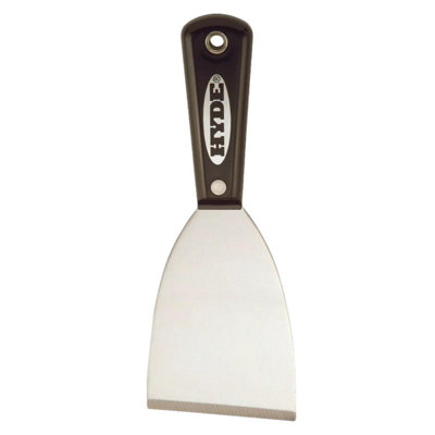 Hyde 02400 Stiff Chisel Scraper 76mm (3"") Black & Silver - Image 3