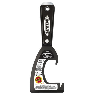 Hyde Tools Hyde 02996 76mm (3") Paint Scraper + Plastic Bucket & Tub Opener from B&Q