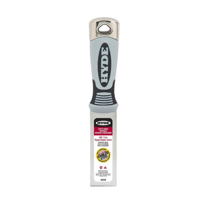 B&Q -  Hyde 06258Stiff Pro Stainless Steel Putty Scraper 32 mm (1 1/4")Soft-Grip Hammer Head Handle