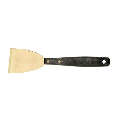Hyde 12055 Brass Long Handle Chisel Paint Scraper 76mm (3"") - Image 3