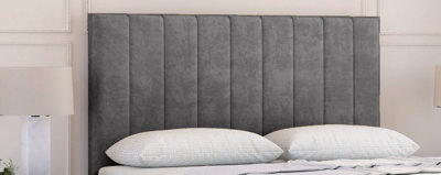 Sloomy 3Ft Kansas Divan Bed Base Steel Plush ,no Drawers & 54" Floor Standing HeadboardSingle from B&Q