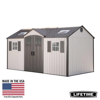 Lifetime 15 Ft. X 8 Ft. Outdoor Storage Shed