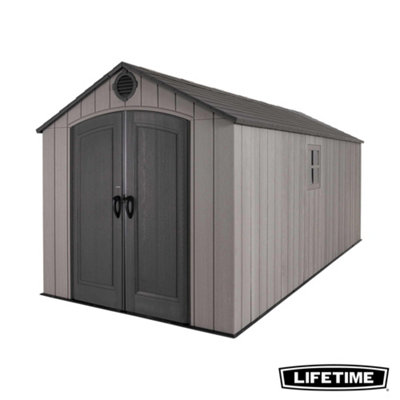 Lifetime 8 Ft. X 17.5 Ft. Outdoor Storage Shed from B&Q