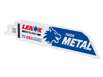 Lenox Multiwolf Wave Edge Reciprocating Saw Blade 152 X 25 X 1.1mm 14 Tpi X5 from B&Q