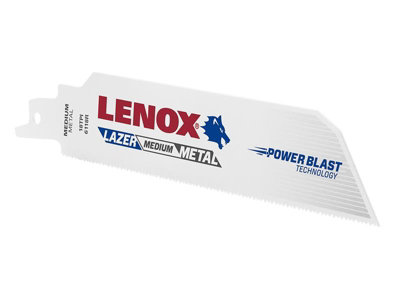 Lenox 201746118R Metalwolf Wave Edge Recip Saw Blade 152 X 25 X 1.1mm 18 Tpi X5