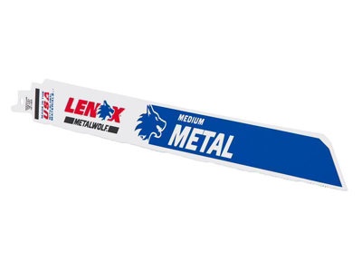 Lenox Metalwolf Wave Edge Reciprocating Saw Blade 305 X 25 X 1.07mm 18 Tpi X5