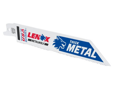 Lenox Metalwolf Wave Edge Reciprocating Saw Blade 152X 19 X 0.9mm 14 Tpi Pack 25 from B&Q