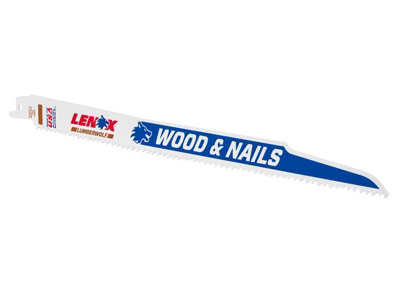 Lenox Lumberwolf Reciprocating Saw Blade 305 X 19 X 1.3mm 6 Tpi Pack 5