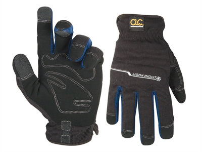 Kuny's L123L Workright Winter Flex Grip Gloveslined- Large Kunl123L
