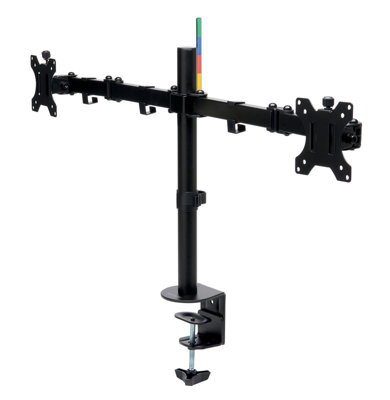 B&Q -  Ergo Black Dual Extended Monitor Arm