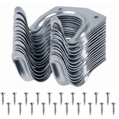  - 10Pcs Tool Hooks And Screws Garage Garden Shed Wall Bike Hanging Storage Utility