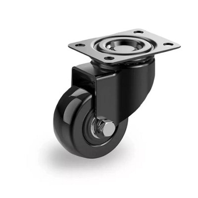 - Heavy Duty 50mm Swivel Castor Wheels Trolley Furniture Casters Pu 200Kg