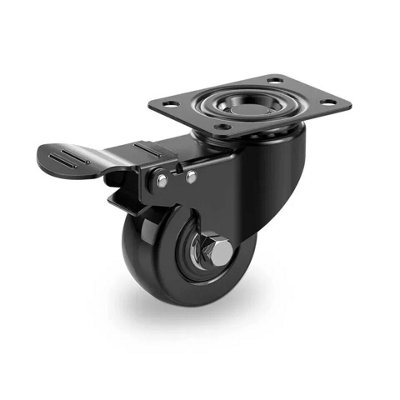  - Heavy Duty 50mm Swivel Castor Wheels Trolley Furniture Casters Pu 200Kg