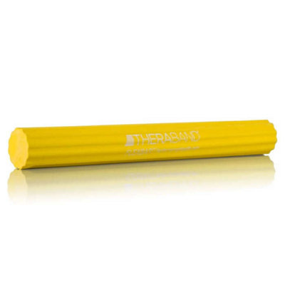 Theraband Flexbar Extra Light ResistanceYellow For Forearm Strength And Grip Improvement from B&Q