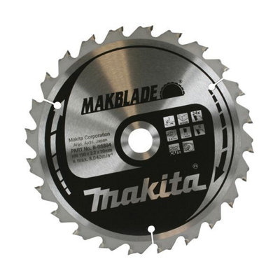 Makita Makblade B-09086 Fine Cut Circular Saw Blade 305X30mm Wood Suits Ls1214 from B&Q