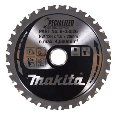 Makita 136 X 20 mm Cordless Circular Saw Blade from B&Q