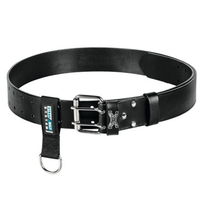 Makita Genuine Leather Tool Belt with Belt Loop, Black, 1380mm Length, Twin - Image 5