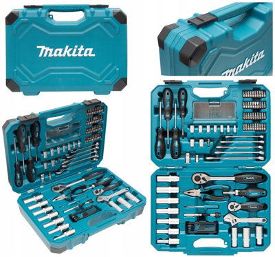 B&Q -  87 Pc Mechanics Spanner Socket Screwdriver Set General Maintenance Kit +