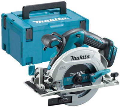 Makita Dhs680Zj 18V Lithium Brushless Circular Saw 165mm Bare + Makpac Dhs680Z from B&Q