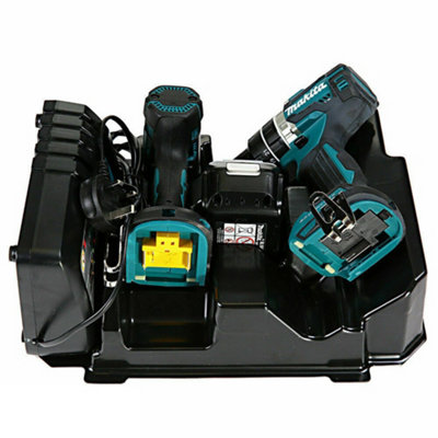 Makita 18V Combi Drill Impact Driver Makpac Inlay Dlx2176Tj Dlx2040Tj Dhp481 from B&Q