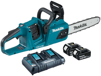 Makita Duc305pg2 Twin 18V Chainsaw Size 2