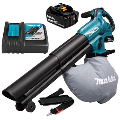 B&Q -  Dub187T002 18V Lxt Brushless Cordless Garden Leaf Blower Vacuum + 5Ah