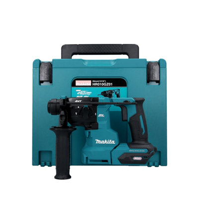 Makita Hr010Gz01 40V Max Xgt Cordless Brushless Sds Plus Avt Aws 20mm Rotary Hammer With Case from B&Q