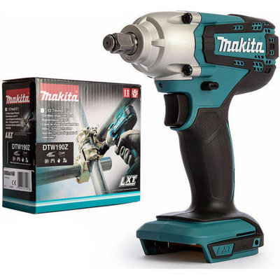 Makita Dtw190Z 18V Cordless Lxt 1/2" Impact Wrench Scaffolding ToolBare Unit from B&Q