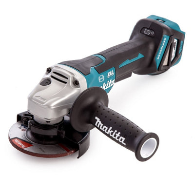 B&Q -  Dga467Z 18V Cordless Brushless 115mm Angle Grinder Padde Switch Bare Unit