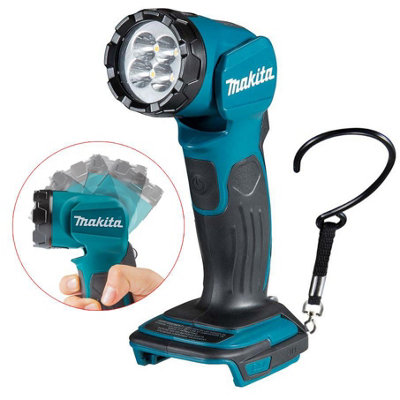 Makita Dml815 18V / 14.4V Lxt Lithium Ion 12 Position Led Light Lamp Pivot Torch
