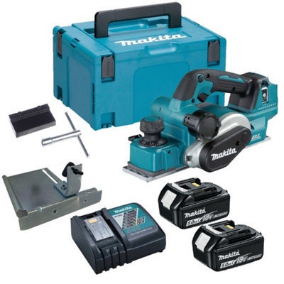 B&Q -  Dkp181Rtj 18V Lxt Brushless Cordless Planer Lithium Ion 82mm2 X 5.0Ah