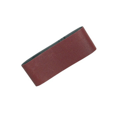 5 X Makita 80 Grit Medium 100mm X 610 4" Belt Sander Sanding Belts For 9401 9404 from B&Q