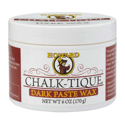 B&Q -  Chalk Tique Sealing Paste Wax Chalk Paint Wax Shabby Chic Furniture Dark170G