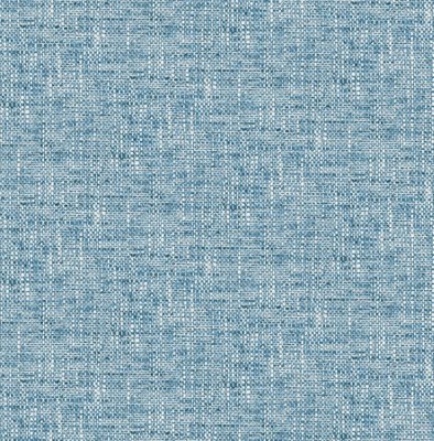 Nuwallpaper Nu2918 Navy Poplin Textured Peel & Stick WallpaperNavy from B&Q