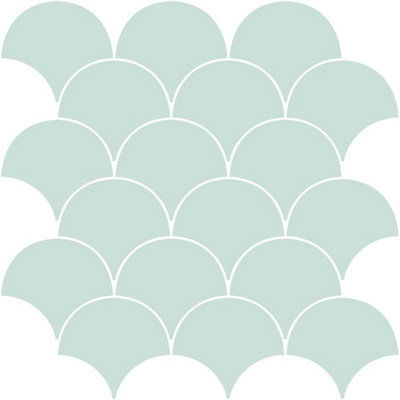 Fine Décor In Home Peel And Stick Backsplash Tiles 4 Piece Shell Fine Decor Nh2960