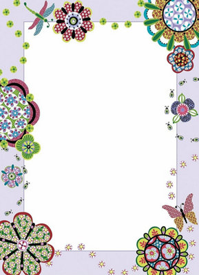 Wallpops Large Self-Adhesive Floral Dry Erase Write On Message Note Board from B&Q